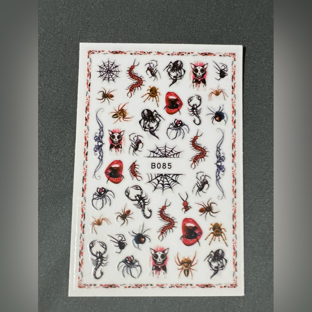 $1 HALLOWEEN NAIL STICKER SHEET. NEW. $1 WITH ANY ORDER OF $10 OR MORE - Picture 3 of 12